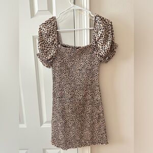 Trixxi Cheetah Print Dress